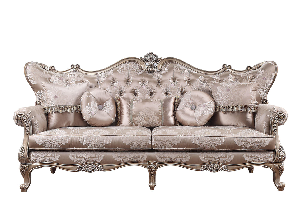 Jayceon - Sofa - Fabric & Champagne - Couch Potato Furniture & Mattress (CA) - Multi Location