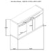 Leandro Sideboard - Couch Potato Furniture & Mattress (CA) - Multi Location