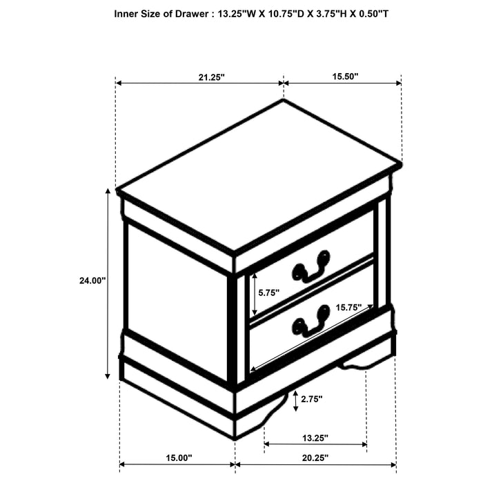 Louis Philippe Nightstands