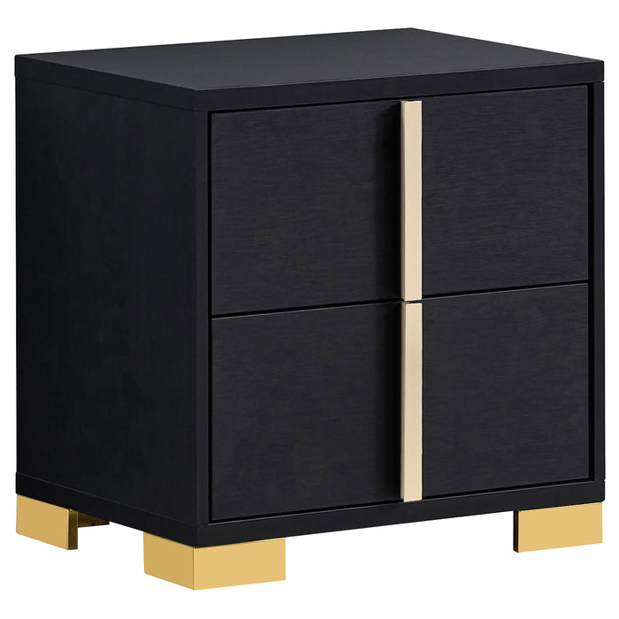 Marceline Bedroom Sets White & Black 4 & 5 Piece