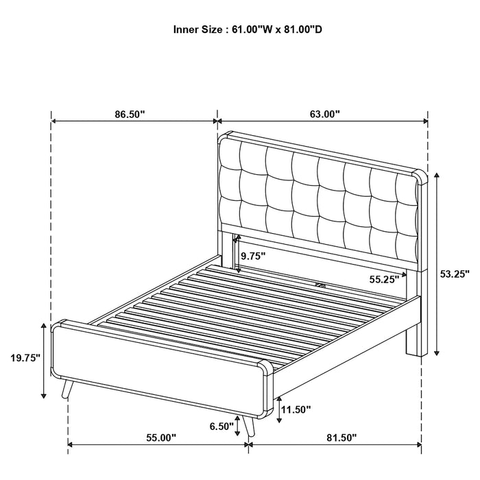 Robyn Panel Platform Bed