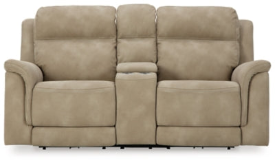 Next-Gen DuraPella Power Reclining Loveseat with Console - Couch Potato Furniture & Mattress (CA) - Multi Location