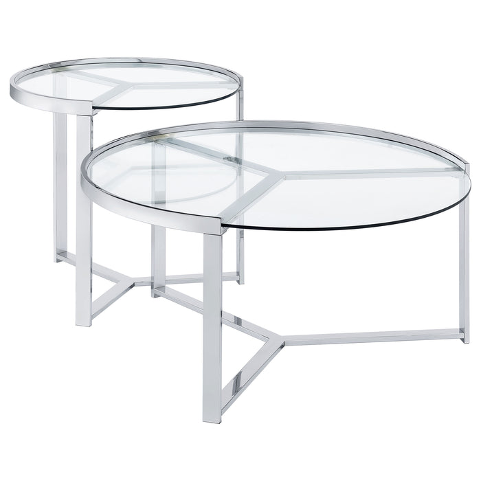 Delia Nesting Coffee Table - Couch Potato Furniture & Mattress (CA) - Multi Location
