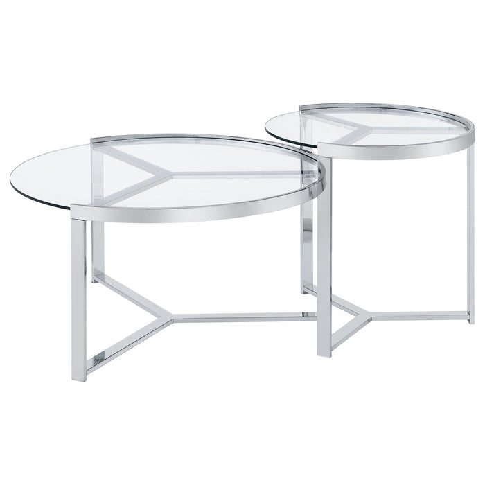Delia Nesting Coffee Table - Couch Potato Furniture & Mattress (CA) - Multi Location