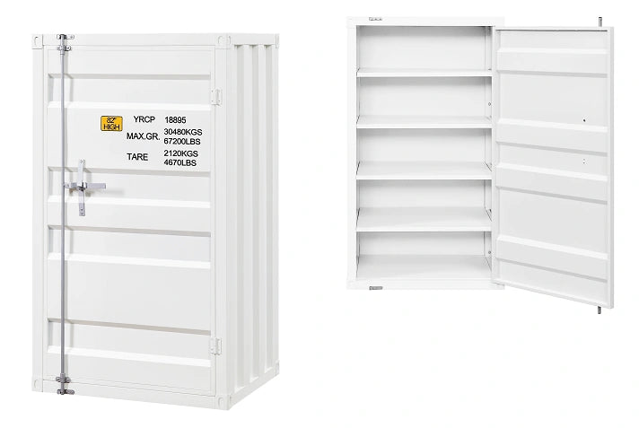 Cargo White Chest (Single Door)