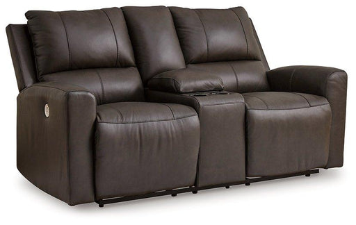 Boxmere Power Reclining Loveseat with Console - Couch Potato Furniture & Mattress (CA) - Multi Location