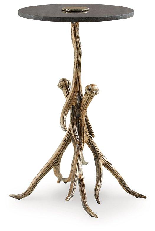 Black/Antique Gold Finish