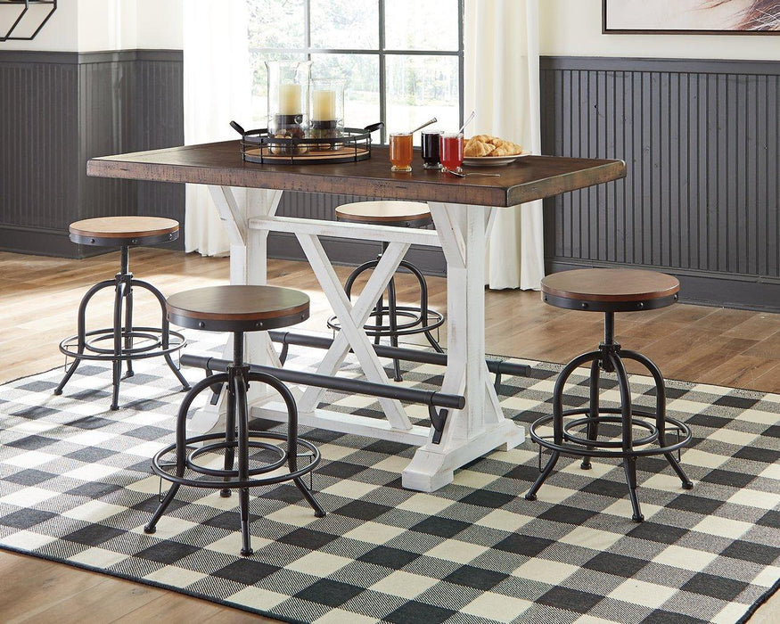 Valebeck Counter Height Dining Table - Couch Potato Furniture & Mattress (CA) - Multi Location