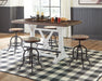 Valebeck Counter Height Dining Table - Couch Potato Furniture & Mattress (CA) - Multi Location