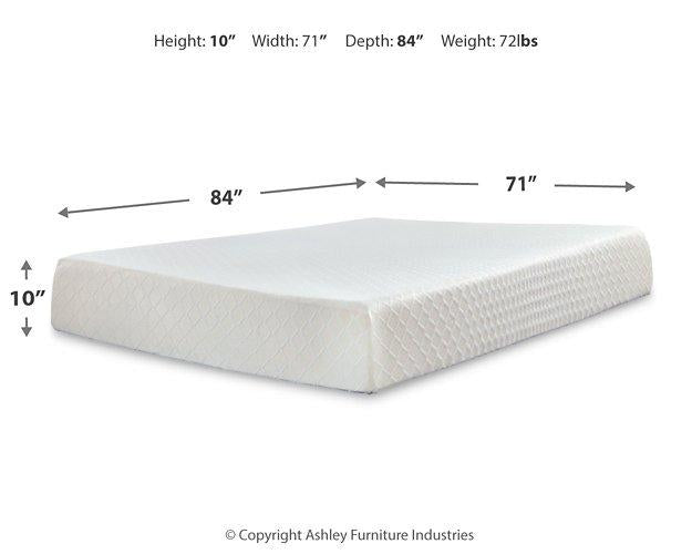 10 Inch Chime Memory Foam Mattress Set - Couch Potato Furniture & Mattress (CA) - Multi Location