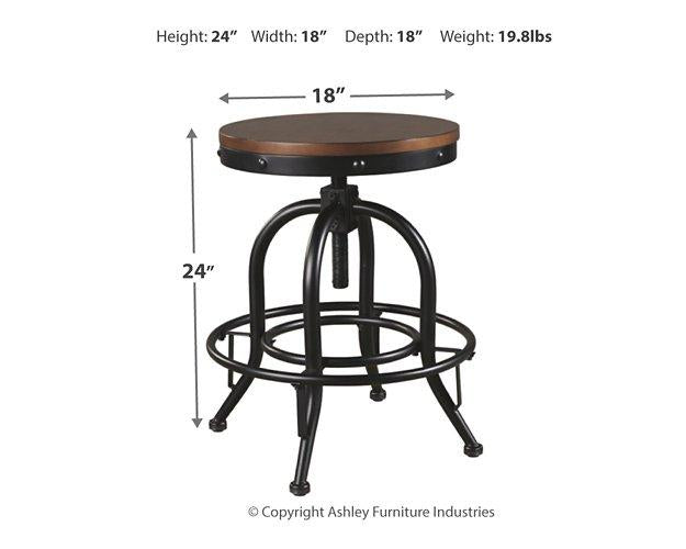 Valebeck Counter Height Bar Stool - Couch Potato Furniture & Mattress (CA) - Multi Location