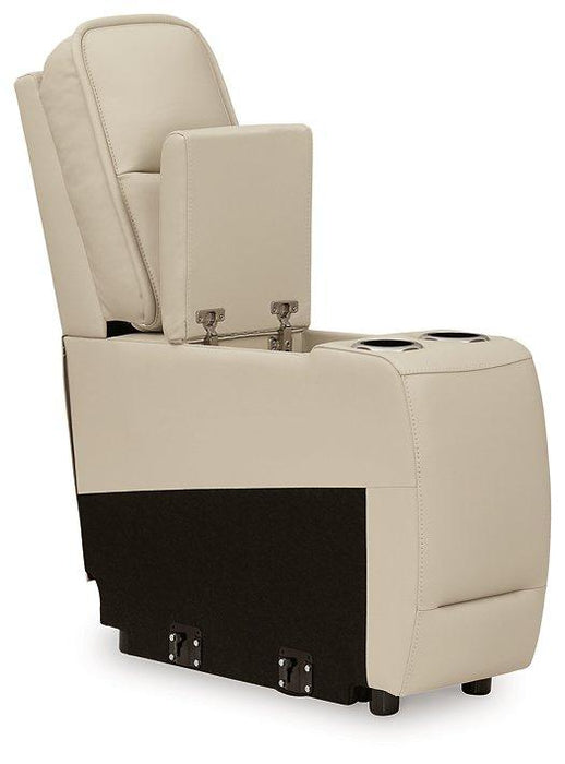 Double Deal Reclining Sectional with Console - Couch Potato Furniture & Mattress (CA) - Multi Location