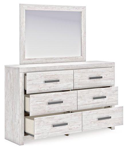 Cayboni Dresser and Mirror - Couch Potato Furniture & Mattress (CA) - Multi Location