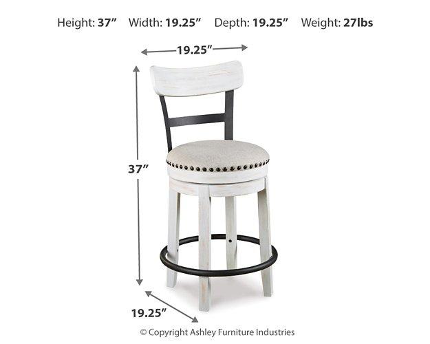 Valebeck Counter Height Bar Stool - Couch Potato Furniture & Mattress (CA) - Multi Location