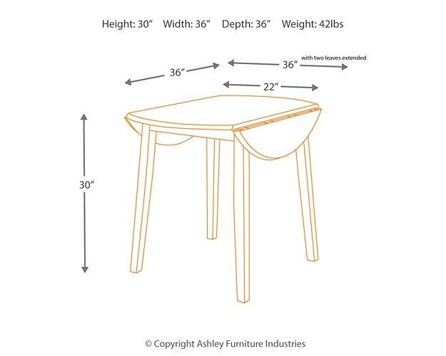 Hammis Dining Drop Leaf Table - Couch Potato Furniture & Mattress (CA) - Multi Location
