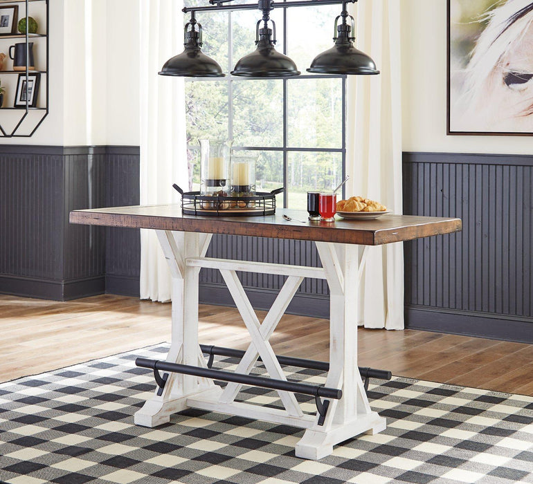 Valebeck Counter Height Dining Table - Couch Potato Furniture & Mattress (CA) - Multi Location