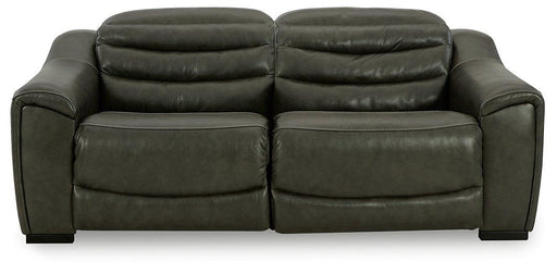 Center Line Power Reclining Sectional Loveseat - Couch Potato Furniture & Mattress (CA) - Multi Location