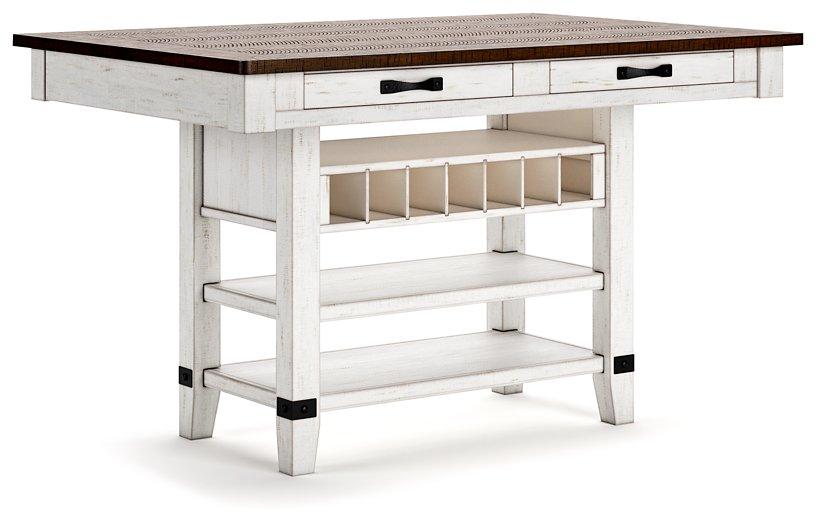 Valebeck Counter Height Dining Table - Couch Potato Furniture & Mattress (CA) - Multi Location