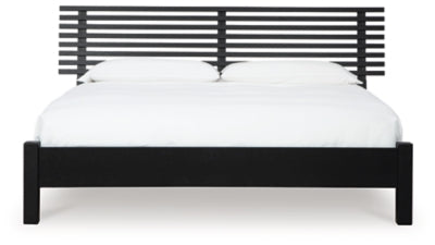 Danziar Slat Bed - Couch Potato Furniture & Mattress (CA) - Multi Location
