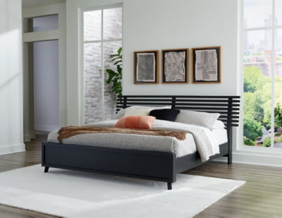 Danziar Slat Bed - Couch Potato Furniture & Mattress (CA) - Multi Location