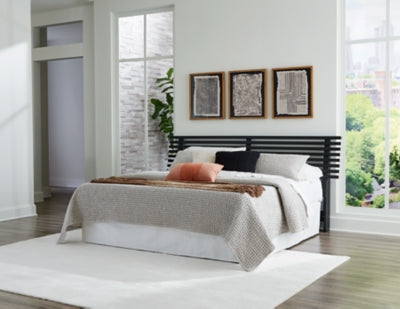 Danziar Slat Bed - Couch Potato Furniture & Mattress (CA) - Multi Location