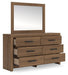 Broachmyn Dresser and Mirror - Couch Potato Furniture & Mattress (CA) - Multi Location