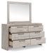 Broachmyn Dresser and Mirror - Couch Potato Furniture & Mattress (CA) - Multi Location