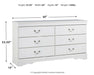 Anarasia Dresser - Couch Potato Furniture & Mattress (CA) - Multi Location