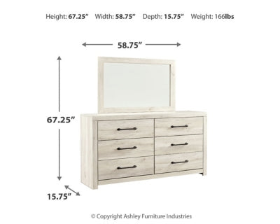 Cambeck Dresser and Mirror - Couch Potato Furniture & Mattress (CA) - Multi Location