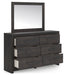 Hollivern Dresser and Mirror - Couch Potato Furniture & Mattress (CA) - Multi Location