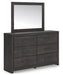 Hollivern Dresser and Mirror - Couch Potato Furniture & Mattress (CA) - Multi Location