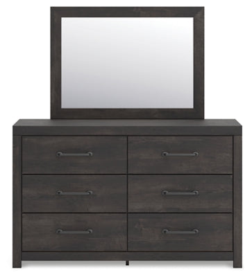 Hollivern Dresser and Mirror - Couch Potato Furniture & Mattress (CA) - Multi Location