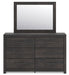 Hollivern Dresser and Mirror - Couch Potato Furniture & Mattress (CA) - Multi Location