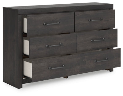 Hollivern Dresser and Mirror - Couch Potato Furniture & Mattress (CA) - Multi Location