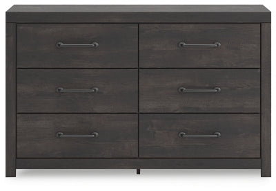 Hollivern Dresser and Mirror - Couch Potato Furniture & Mattress (CA) - Multi Location