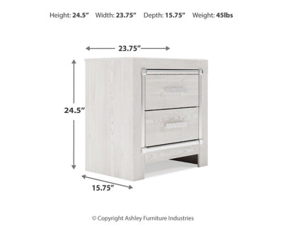 Altyra Nightstand - Couch Potato Furniture & Mattress (CA) - Multi Location