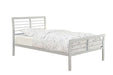 Cooper Queen Metal Bed Silver - Couch Potato Furniture & Mattress (CA) - Multi Location