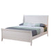 Selena Full Sleigh Platform Bed Cream White - Couch Potato Furniture & Mattress (CA) - Multi Location