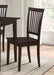 Gomez 5-piece Rectangular Dining Table Set Cappuccino - Couch Potato Furniture & Mattress (CA) - Multi Location