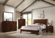 Serenity Queen Panel Bed Rich Merlot - Couch Potato Furniture & Mattress (CA) - Multi Location