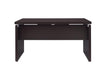 Skylar Computer Desk with Keyboard Drawer Cappuccino - Couch Potato Furniture & Mattress (CA) - Multi Location