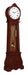 Narcissa Grandfather Clock with Chime Brown Red - Couch Potato Furniture & Mattress (CA) - Multi Location
