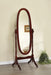 Foyet Oval Cheval Mirror Merlot - Couch Potato Furniture & Mattress (CA) - Multi Location