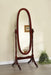 Foyet Oval Cheval Mirror Merlot - Couch Potato Furniture & Mattress (CA) - Multi Location