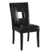 Shannon Open Back Upholstered Dining Chairs Black (Set of 2) - Couch Potato Furniture & Mattress (CA) - Multi Location