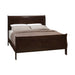 Louis Philippe Eastern King Panel Sleigh Bed Cappuccino - Couch Potato Furniture & Mattress (CA) - Multi Location