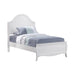 Dominique Twin Panel Bed Cream White - Couch Potato Furniture & Mattress (CA) - Multi Location