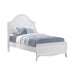 Dominique Full Panel Bed Cream White - Couch Potato Furniture & Mattress (CA) - Multi Location