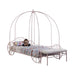Massi Twin Canopy Bed Powder Pink - Couch Potato Furniture & Mattress (CA) - Multi Location