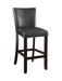 Alberton Upholstered Bar Stools Black and Cappuccino (Set of 2) - Couch Potato Furniture & Mattress (CA) - Multi Location